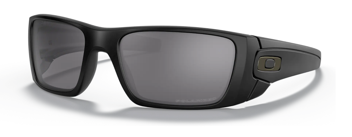 Pre-owned Oakley Fuel Cell Sunglasses Matte Black/grey Polarized (oo9096-05)